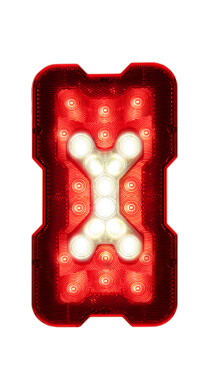 STUD MOUNT LED SQUARE STOP/TURN/TAIL/REVERSE