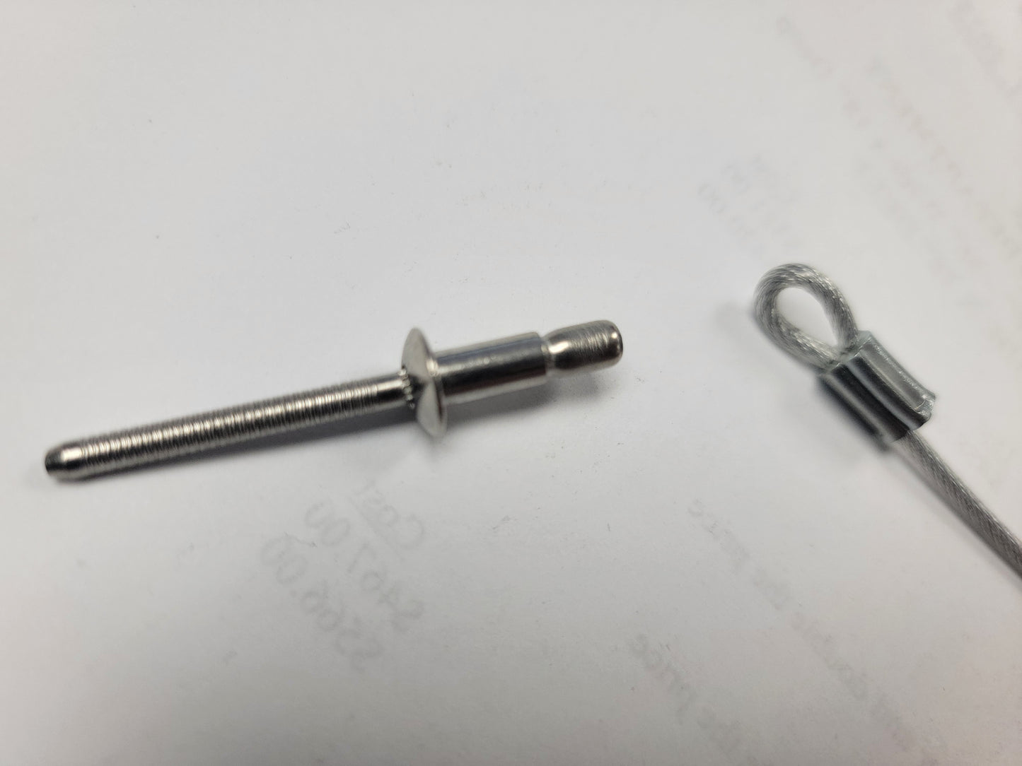 PTO PIN AND CABLE - LADDER RACK CROSSBAR - RIVET INCLUDED