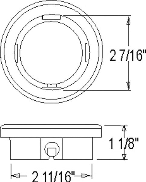 GROMMET RING 2 1/2" RECESSED LIGHT