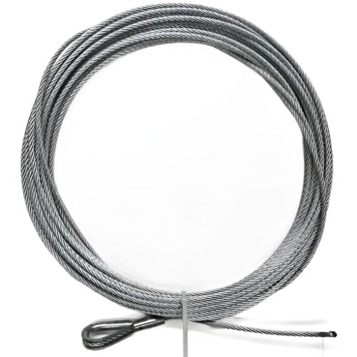Auto Crane Cable Assembly 7/32" x 62" (Thimble End) #320338002