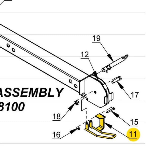 Auto Crane Bail Weldment #360718000