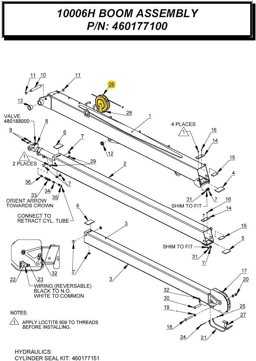 Auto Crane Cord Reel #360759001