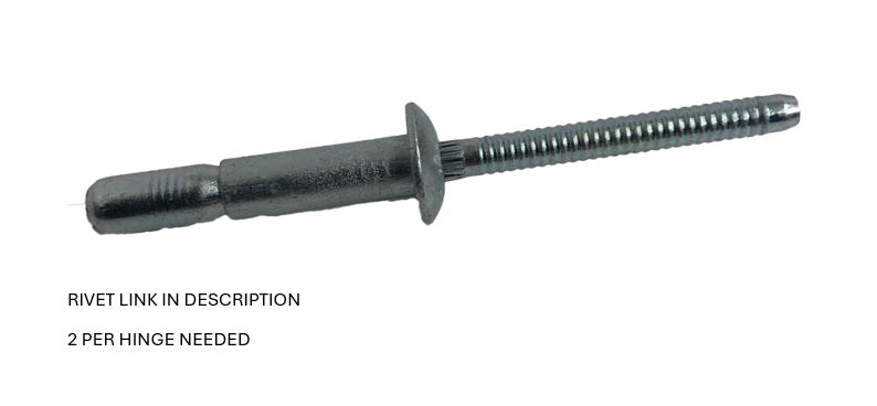 WHCSSHB- FULL HINGE BLOCK Rivets Sold Separately