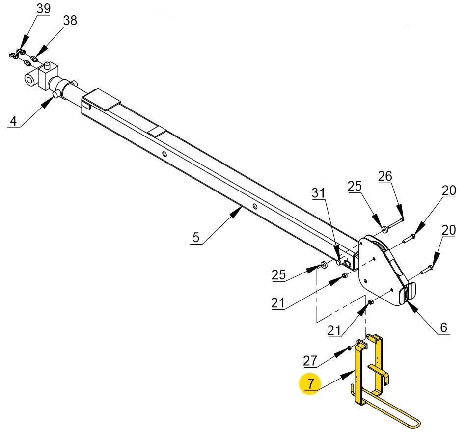 AUTO CRANE KB 2-BLOCK WELDMENT