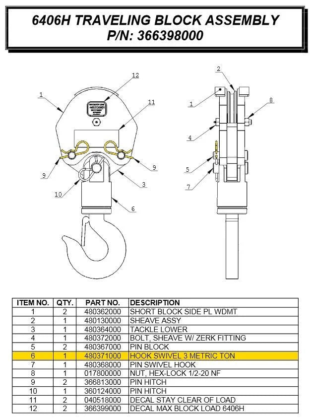 AUTO CRANE PLATED HITCH CLIP PIN