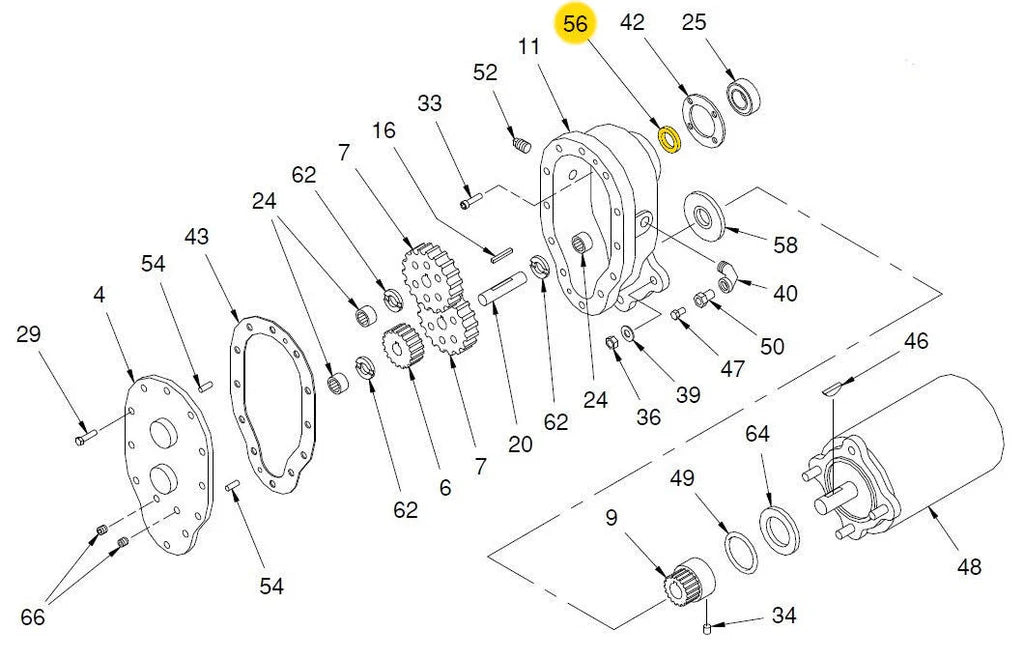 AUTO CRANE OIL SEAL