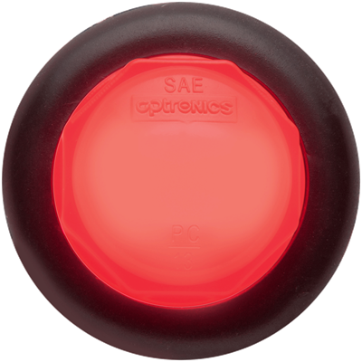3/4 RED BUMPER MARKER/ CLEARANCE LIGHT WITH GROMMET