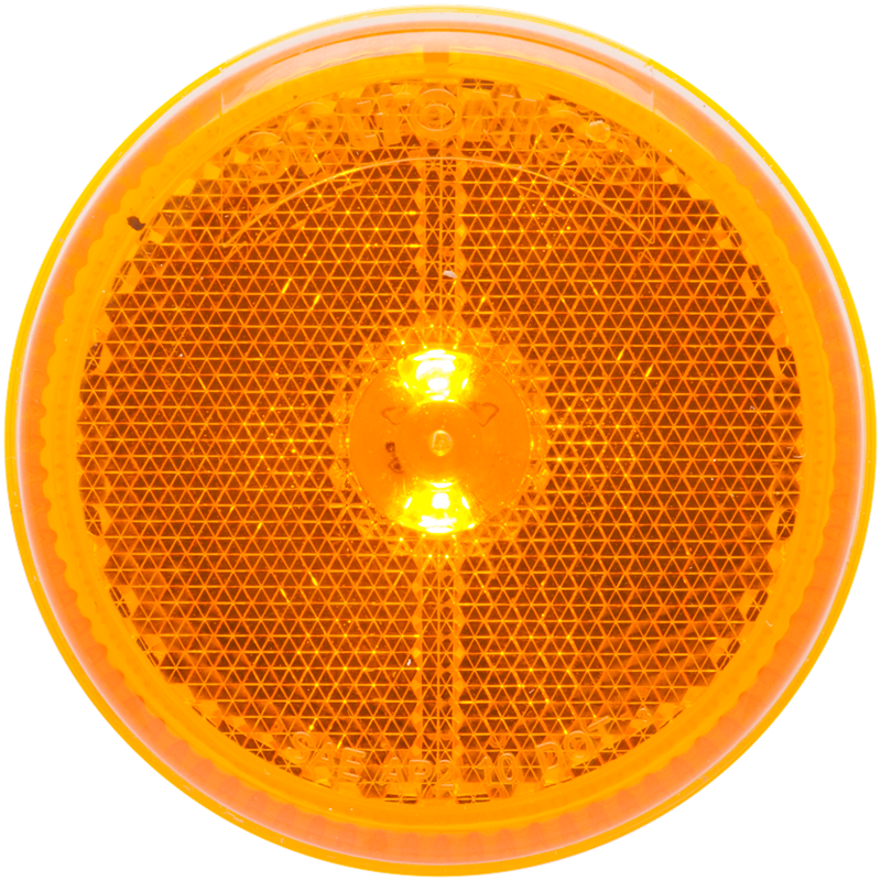 2.5" LED AMBER MARKER/ CLEARANCE LIGHT WITH REFLEX