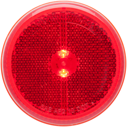 2.5" LED RED MARKER/ CLEARANCE LIGHT WITH REFLEX