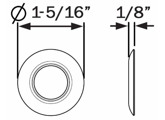 Stainless Steel Grommet Ring, Uni-Lite