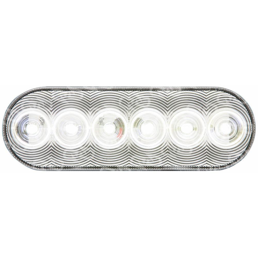 6" Oval LED Clear Light