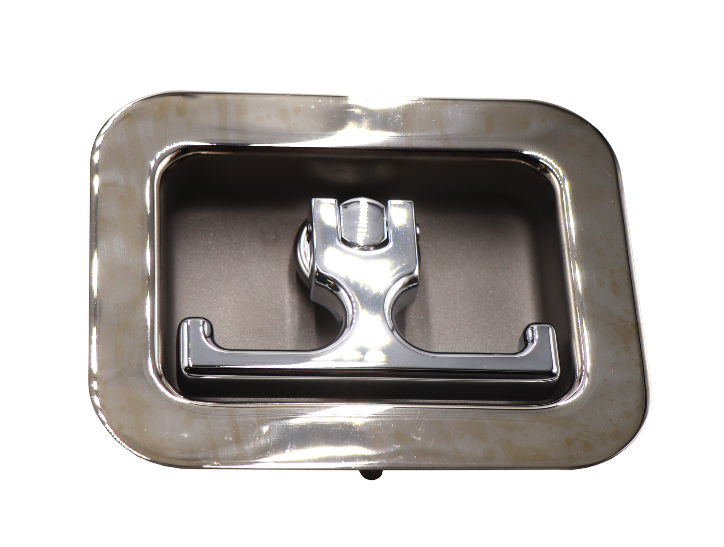 DOOR OPEN TOP DOOR LATCH CHROME W/ STUD NO LOGO