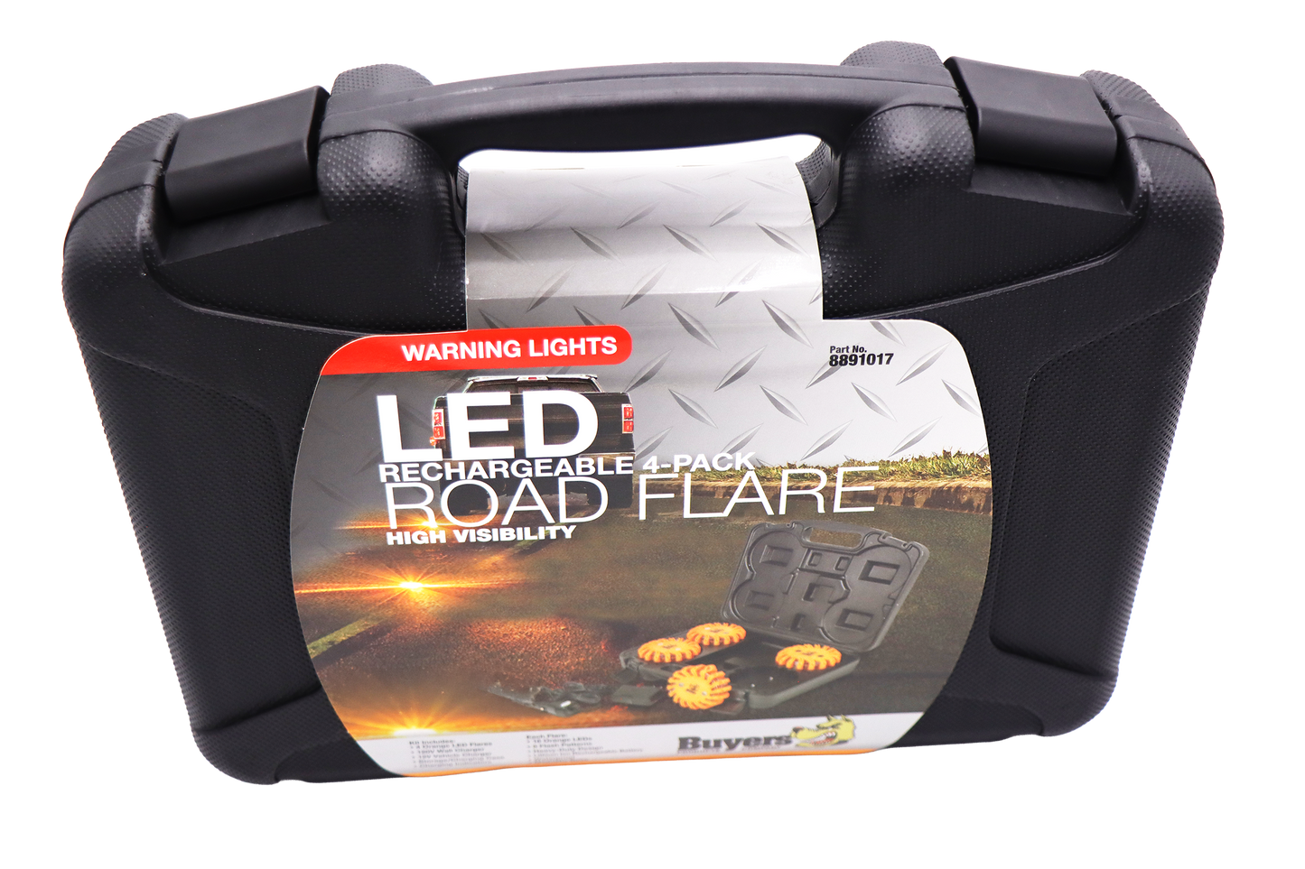 4 INCH RECHARGEABLE LED ROAD STROBE/FLARES