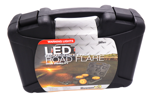 4 INCH RECHARGEABLE LED ROAD STROBE/FLARES