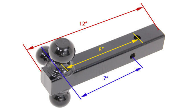 TRIPLE TOW BALL MOUNT