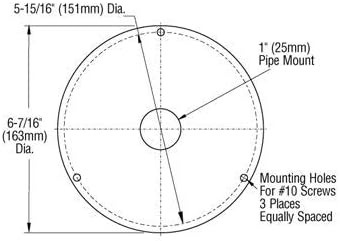 Whelen L21HAP Amber High Dome LED Permanent Mount Lamp
