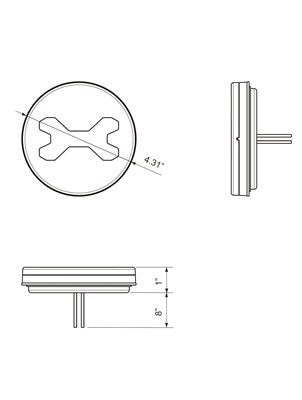 4" Grommet Mount Stop/Turn/Tail/Reverse light