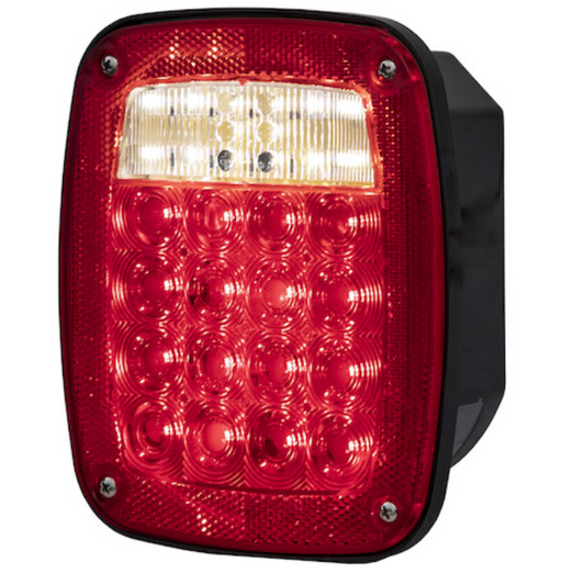 Box Style Stop / Turn / Taillight W/ License Light