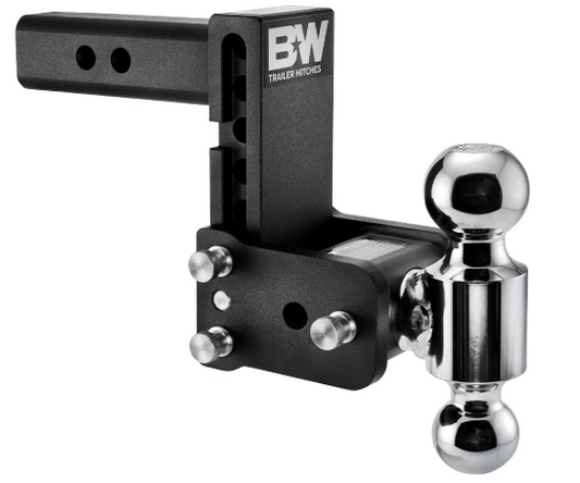 B&W Tow & Stow 2-Ball Hitch 5" Drop