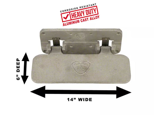 Carr Flat Mount Mega Step; Mechanical Matte