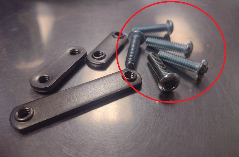 FOLD DOWN 1/4"- 20 SCREW 25C100SBC0Z1  (QTY.5 PER HINGE)