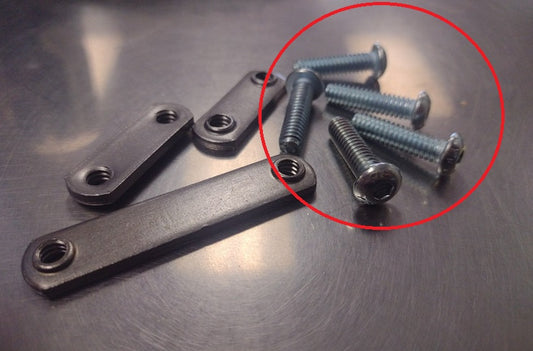 FOLD DOWN 1/4"- 20 SCREW 25C100SBC0Z1  (QTY.5 PER HINGE)