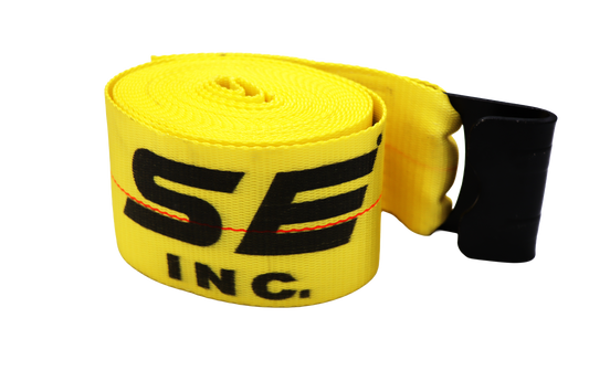 Scelzi 4"x30' Straps W/ Flat Hook