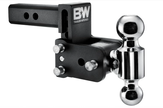 B&W Tow & Stow 2-ball Hitch 3" Drop