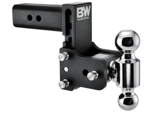 B&W Tow & Stow 2-Ball - 2.5"Hitch - 5" Drop