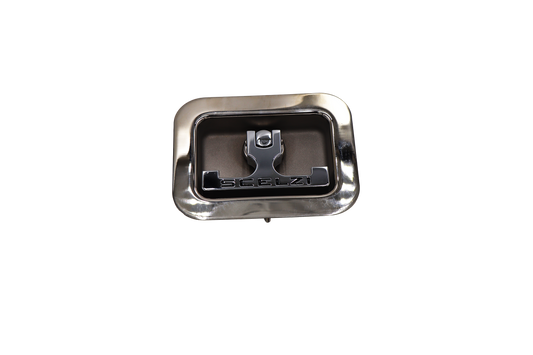 Door Handle Studded With Logo