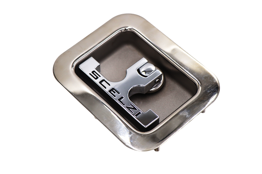 Door Handle Studded With Logo